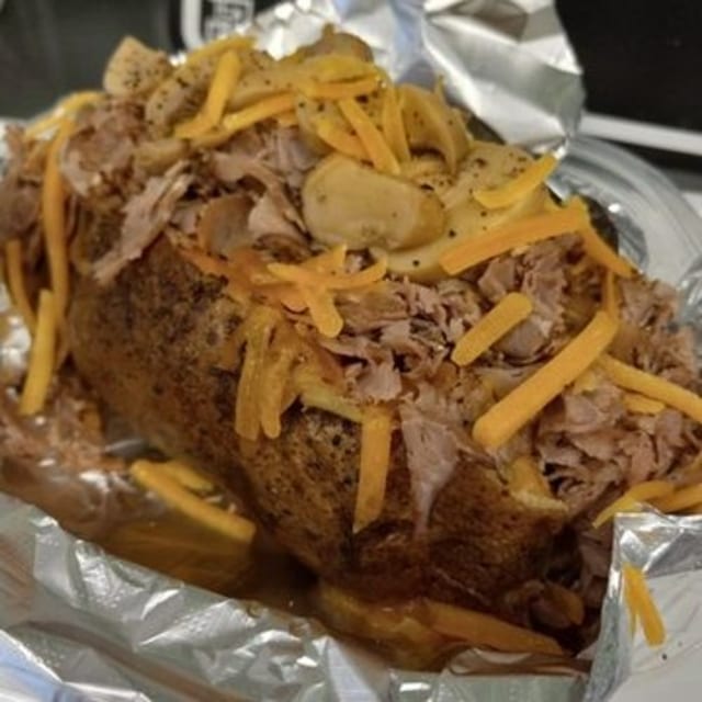Philly Steak Style Potato.