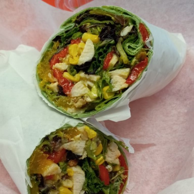 Grilled Chicken Wrap Delight