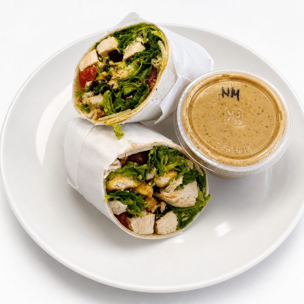 Ja'Crispy Honey Mustard Chicken Wrap.