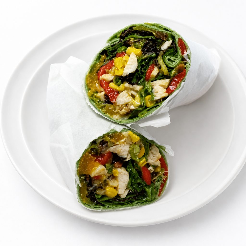 Sunshine Grilled Chicken Wrap.