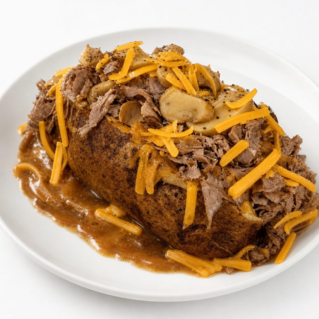 Philly Steak Style Potato.